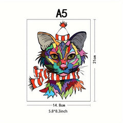 Cat Advanced Player Wooden Puzzle Creative Various Special Shapes Adult