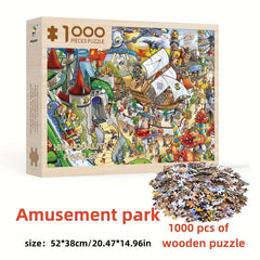 1000pcs Jigsaw Puzzles Perfect Gift Home Wall Decoration Educational Toy