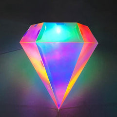 Christmas Laser Diamond Colorful Handheld Lantern Children's Toy