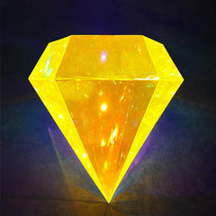 Christmas Laser Diamond Colorful Handheld Lantern Children's Toy