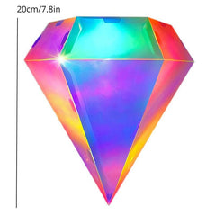 Christmas Laser Diamond Colorful Handheld Lantern Children's Toy