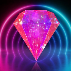 Christmas Laser Diamond Colorful Handheld Lantern Children's Toy