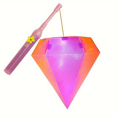 Christmas Laser Diamond Colorful Handheld Lantern Children's Toy