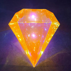 Christmas Laser Diamond Colorful Handheld Lantern Children's Toy