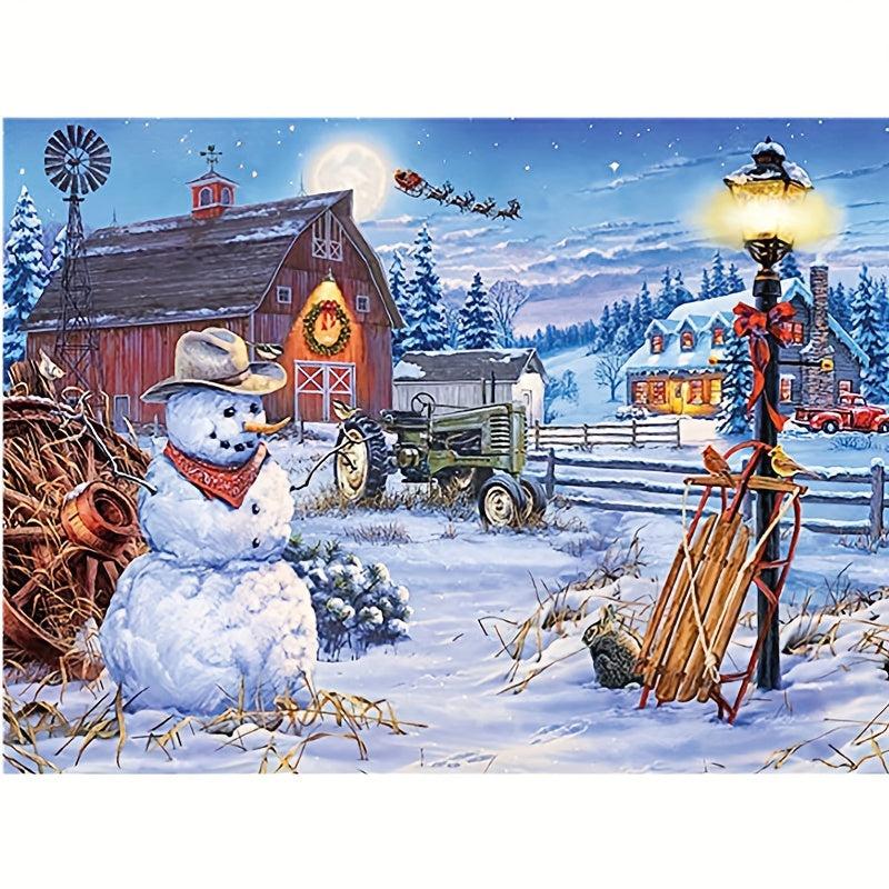 Christmas Jigsaw Puzzle 1000 Pieces High Difficulty Paper