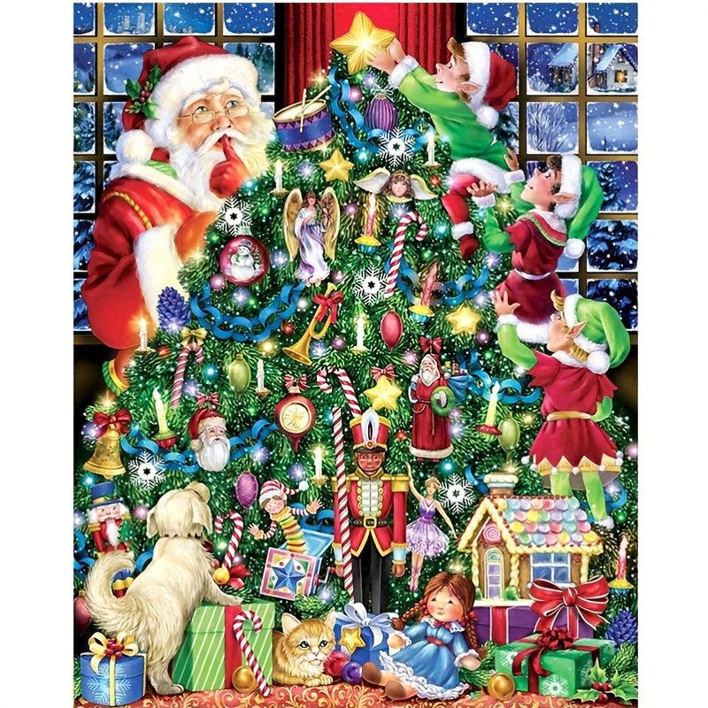 Christmas Jigsaw Puzzle 1000 Pieces High Difficulty Paper
