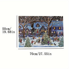 Christmas Jigsaw Puzzle 1000 Pieces High Difficulty Paper