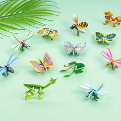 Wooden Animal Car Educational Toys for Kids