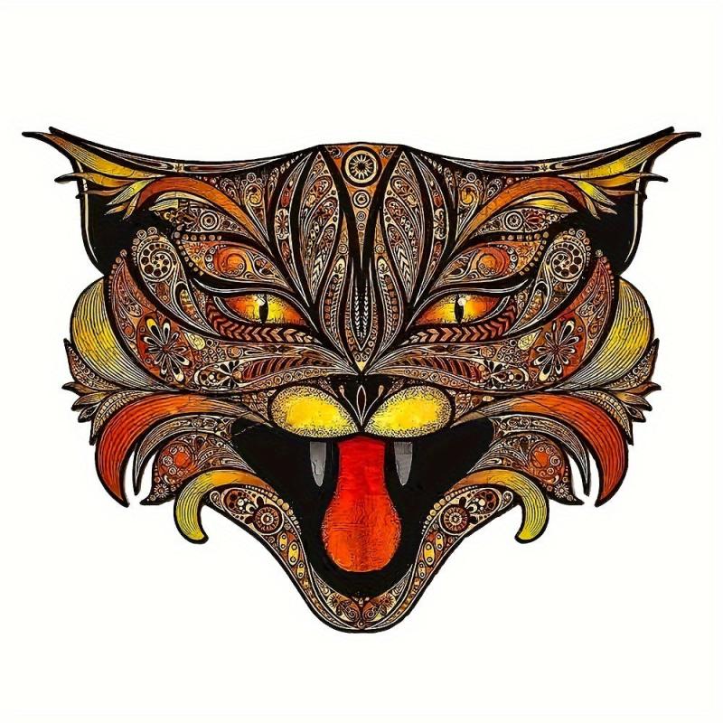 Wolf Advanced Player Wooden Puzzle Creative Various Special Shapes Adult