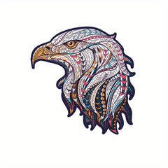 Eagle Wooden Puzzle Difficult Irregular Unique Pieces Gift Packaging