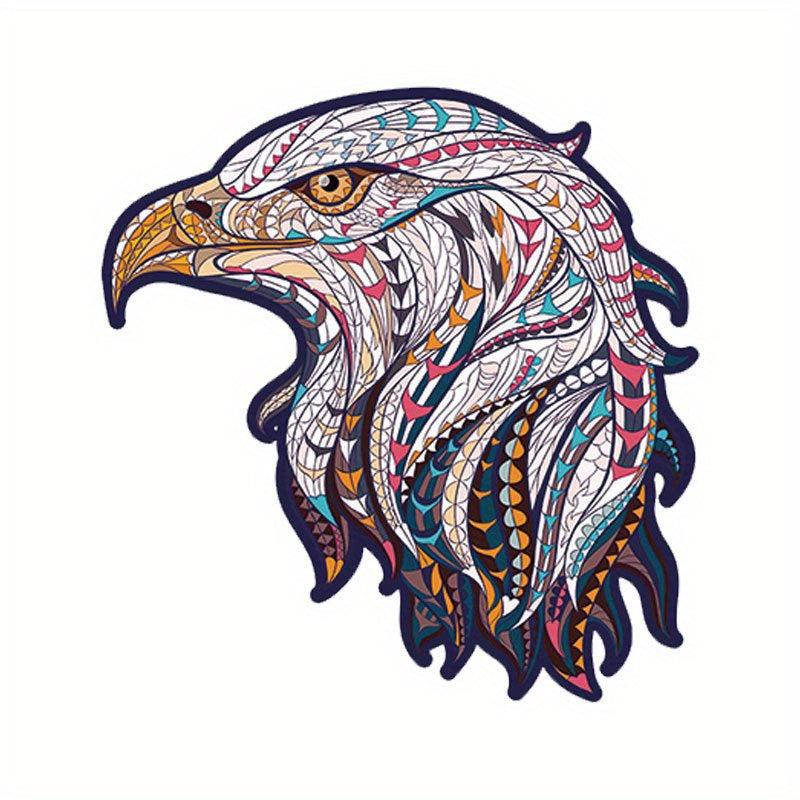 Eagle Wooden Puzzle Difficult Irregular Unique Pieces Gift Packaging