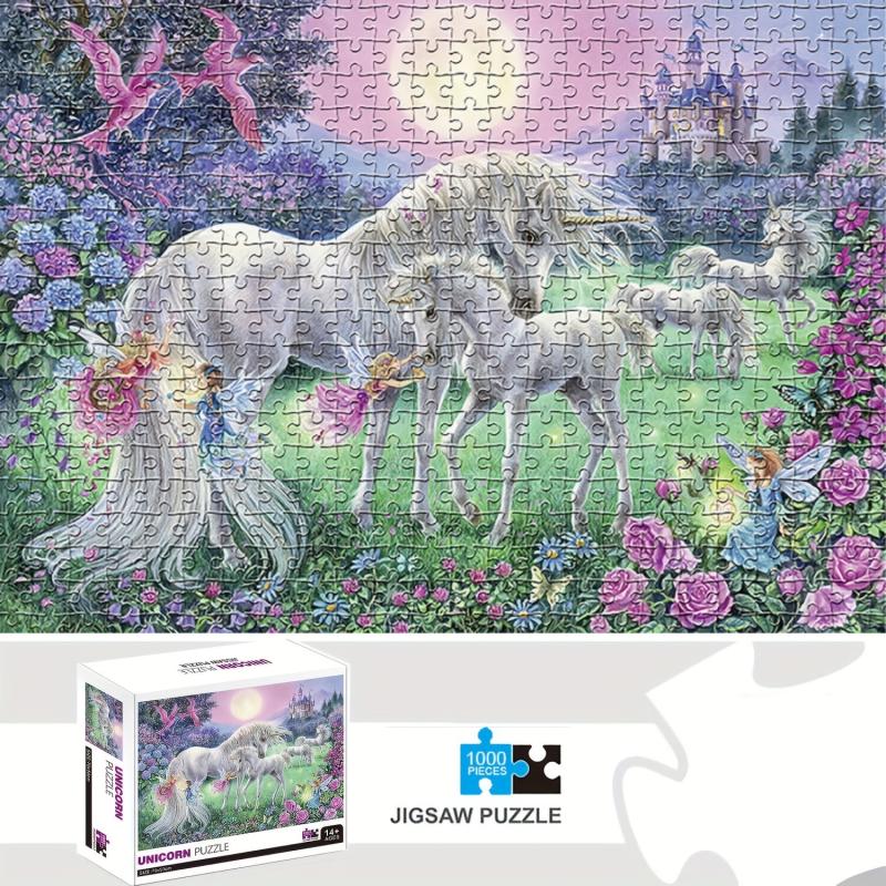 1000 Piece Unicorn Jigsaw Puzzle for Adults Family Game Child Education Gift