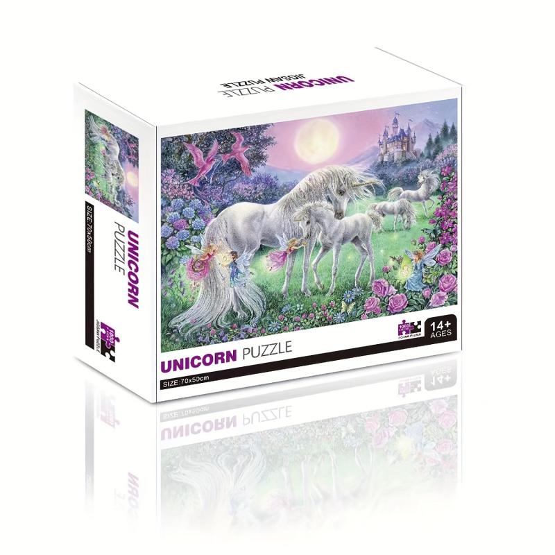 1000 Piece Unicorn Jigsaw Puzzle for Adults Family Game Child Education Gift