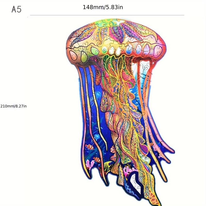 Jellyfish Marine Creatures Educational Puzzle Board