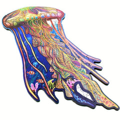 Jellyfish Marine Creatures Educational Puzzle Board
