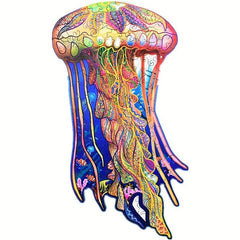 Jellyfish Marine Creatures Educational Puzzle Board