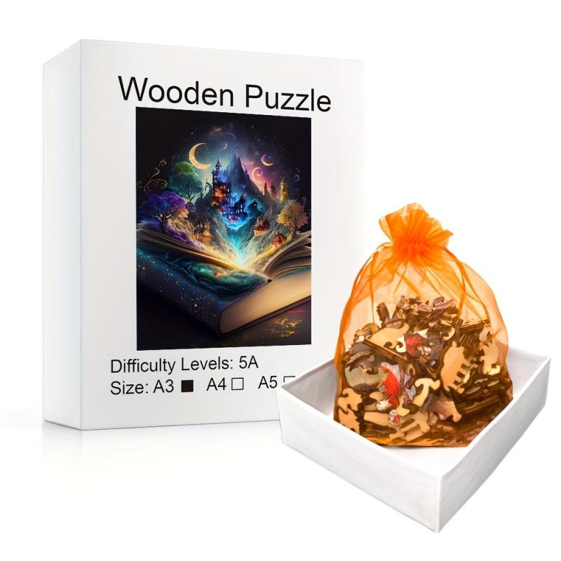 Magic Forest Wooden Puzzle - Irregular Animal Shapes