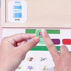 Wooden Magnetic Alphabet Spelling Words Puzzle