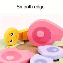 6 Pcs Wooden Puzzles Toys with Storage Bag - Educational Toy for Kids