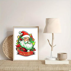 Christmas Santa Claus Wooden Puzzle Box
