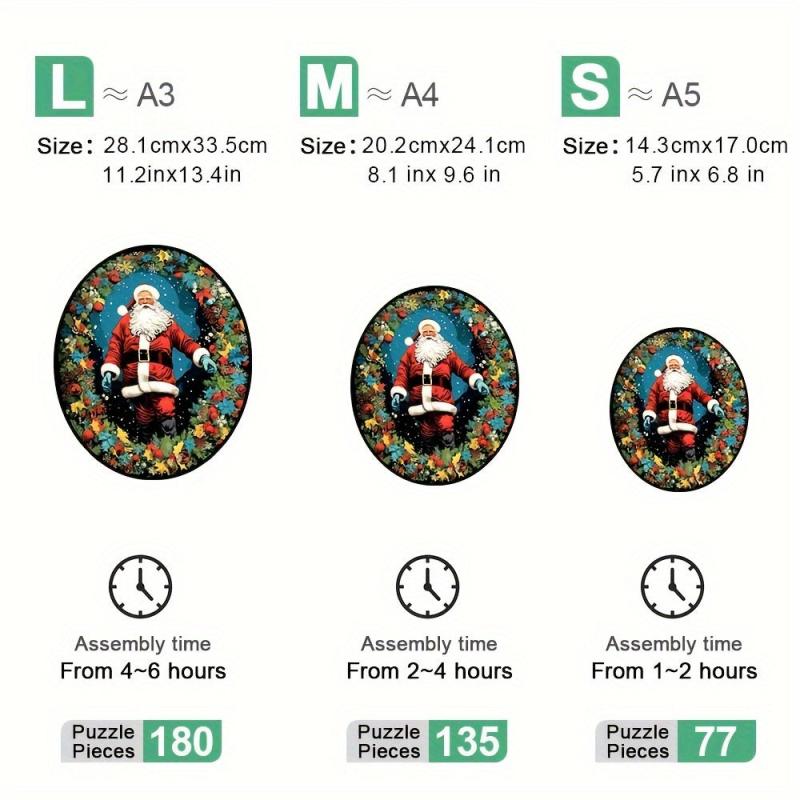 Christmas Animal Puzzle Holiday Entertainment Difficult