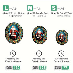 Christmas Animal Puzzle Holiday Entertainment Difficult