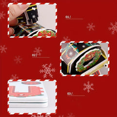 Christmas 3D Jigsaw Puzzle Train Tree Snowman House DIY Puzzle