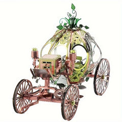 Princess Carriage DIY Metal Puzzle - Christmas Decoration Gift