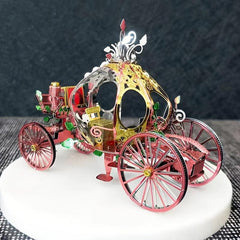 Princess Carriage DIY Metal Puzzle - Christmas Decoration Gift