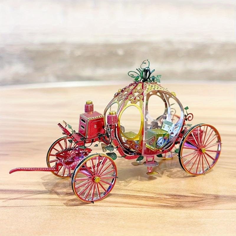Princess Carriage DIY Metal Puzzle - Christmas Decoration Gift