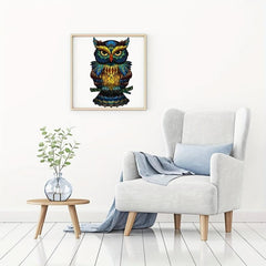 100pcs Wooden Puzzle Owl Puzzle Colorful Unique Animal Shape Wood Puzzle
