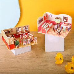 3D Jigsaw Puzzle Toy House Christmas Dessert House for Boys and Girls