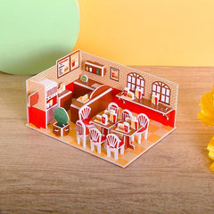 3D Jigsaw Puzzle Toy House Christmas Dessert House for Boys and Girls