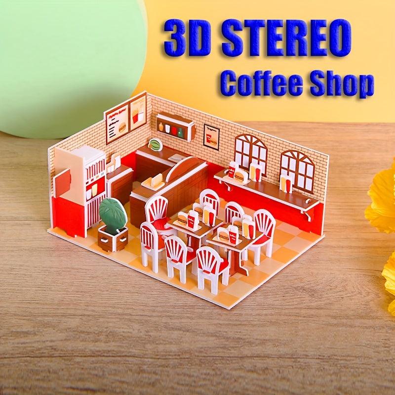 3D Jigsaw Puzzle Toy House Christmas Dessert House for Boys and Girls