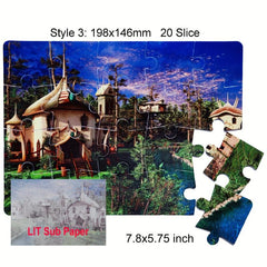 15 Piece Sublimation Jigsaw Puzzle Blanks Combo for Crafting