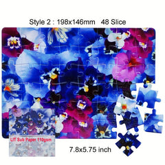 15 Piece Sublimation Jigsaw Puzzle Blanks Combo for Crafting