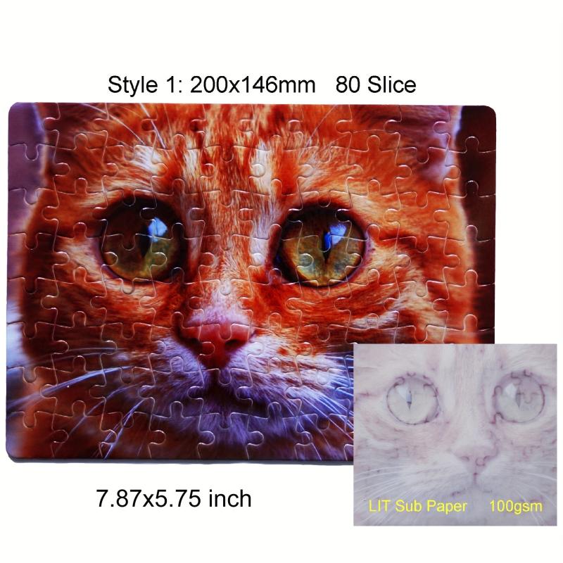 15 Piece Sublimation Jigsaw Puzzle Blanks Combo for Crafting