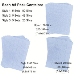 15 Piece Sublimation Jigsaw Puzzle Blanks Combo for Crafting