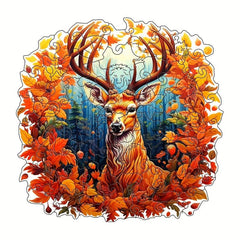 Wooden Jigsaw Puzzle Animal Wall Pendant Game