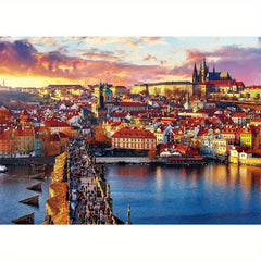 1000 Piece Jigsaw Puzzle Czech Prague Castle Christmas Gift Toy