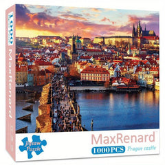 1000 Piece Jigsaw Puzzle Czech Prague Castle Christmas Gift Toy