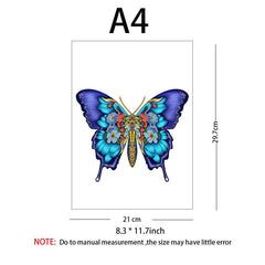Butterfly Shaped Jigsaw Puzzle - Unique Animal Wooden Puzzle