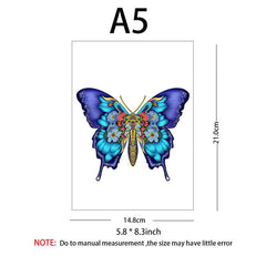 Butterfly Shaped Jigsaw Puzzle - Unique Animal Wooden Puzzle
