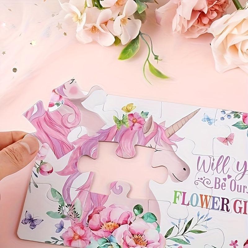Wedding Puzzle Invitation Novel Style