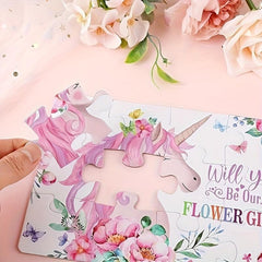 Wedding Puzzle Invitation Novel Style