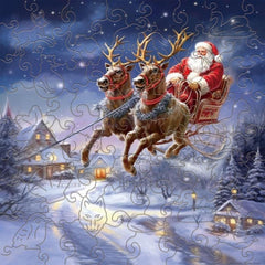 Christmas Colorful Light Puzzle Special Shaped Animal Puzzle For Adults