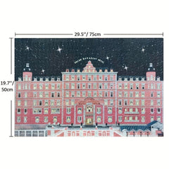 1000 Piece Wooden Jigsaw Puzzle Budapest Big Hotel