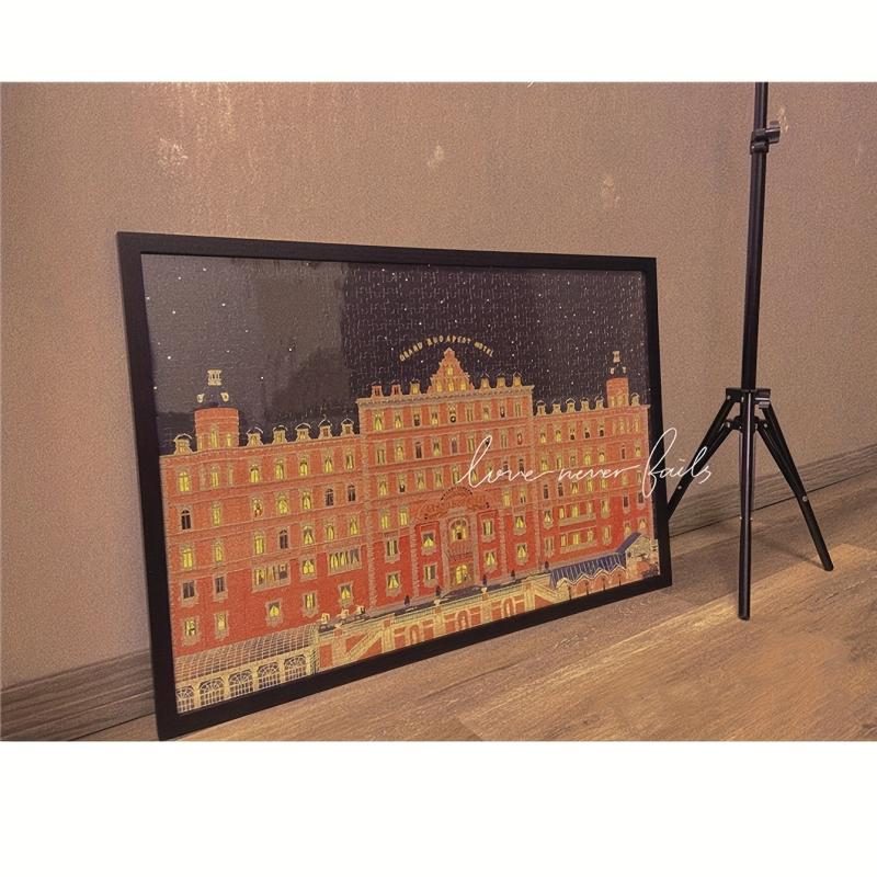 1000 Piece Wooden Jigsaw Puzzle Budapest Big Hotel