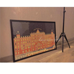 1000 Piece Wooden Jigsaw Puzzle Budapest Big Hotel