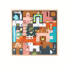 Animal Building Blocks Puzzle Educational Toy